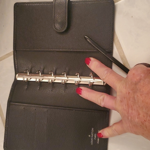 Louis vuitton Unisex Hp pm leather men NEW louis vuitton taiga Parker pen - Picture 3 of 9